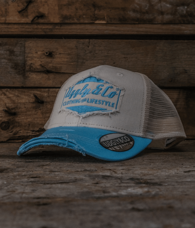 Sky Blue & White Diamond Cap (indi)
