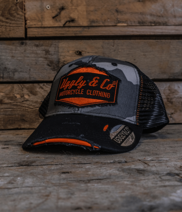 Grey Camo Diamond Cap
