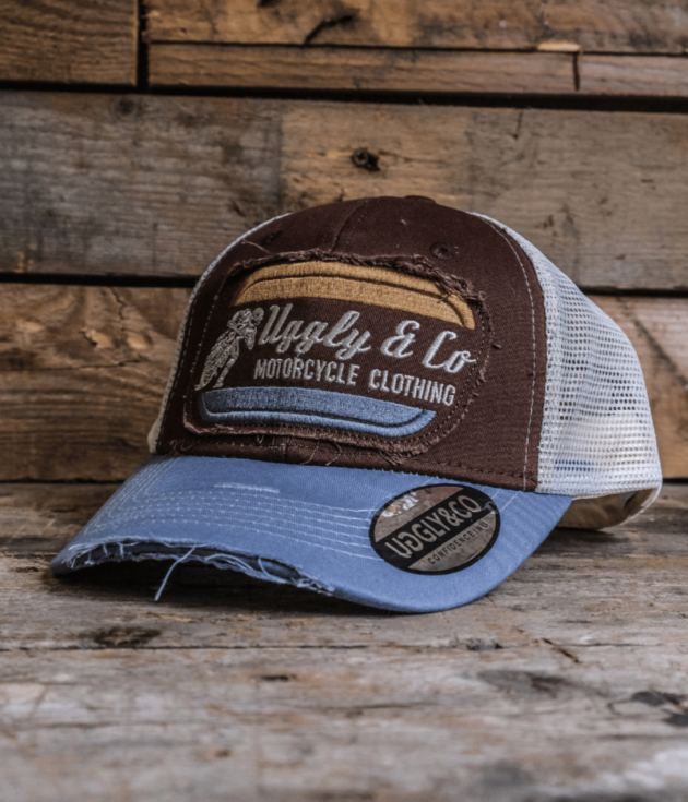 Dusty Blue Flattrack Cap
