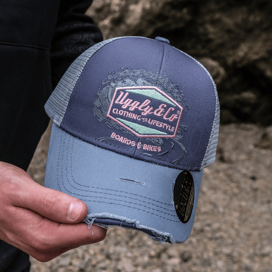 Purple Surf Diamond Cap