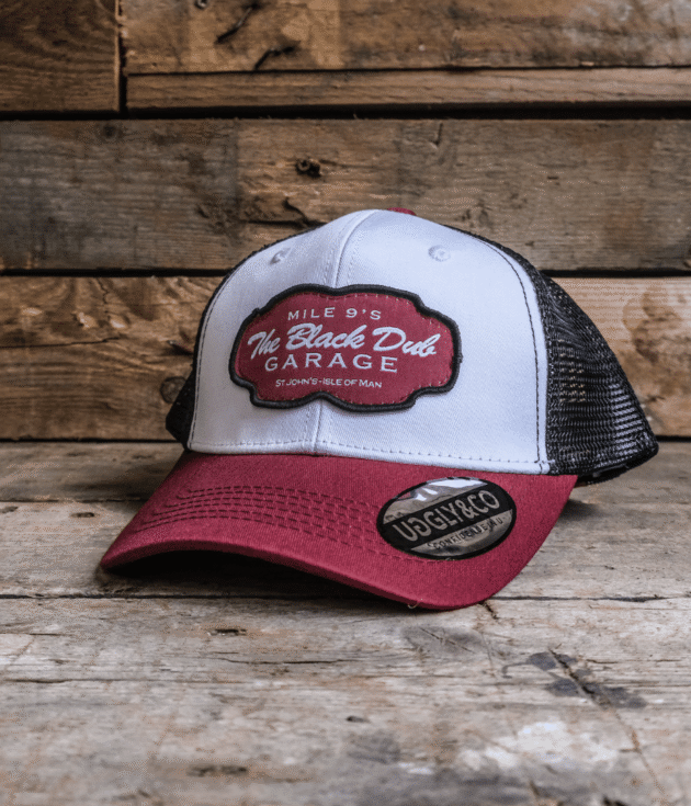 Burgundy Garage Cap