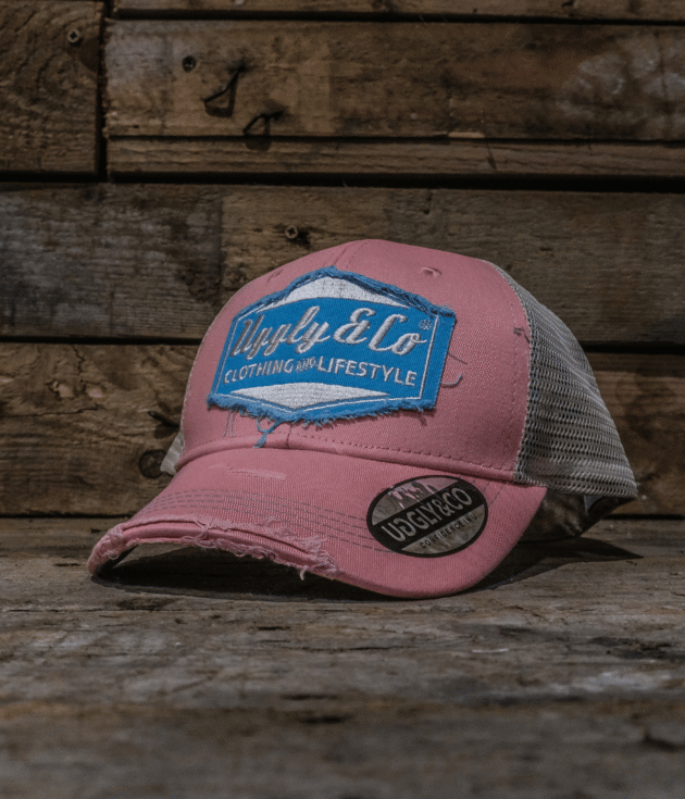 Pastel Pink & Blue Diamond cap